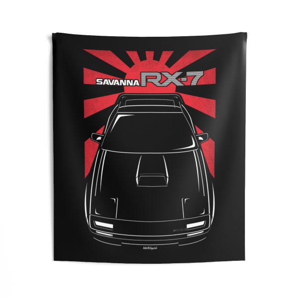 Mazda RX 7 Savanna 2nd gen FC3S Tapestry - JDM Wall Art 50 x 60 inch by Auto Art Apparel