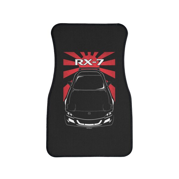 Mazda RX 7 Spirit R 3rd gen FD3S Car Mat - JDM Floor Mats Front Carpet Floor Mats by Auto Art Apparel