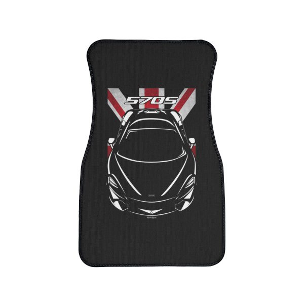 McLaren 570S Car Mat - UK Flag Floor Mats Front Carpet Floor Mats by Auto Art Apparel