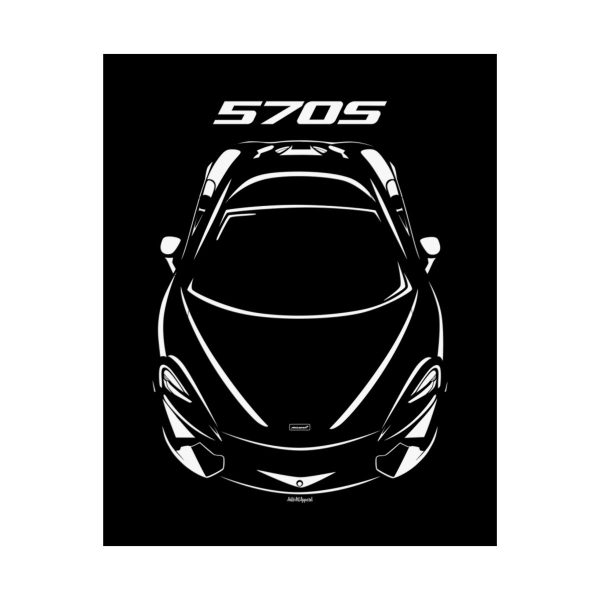 McLaren 570S Poster 16 x 20 inch by Auto Art Apparel
