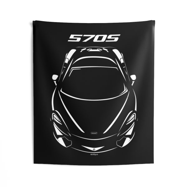 McLaren 570S Tapestry 50 x 60 inch by Auto Art Apparel