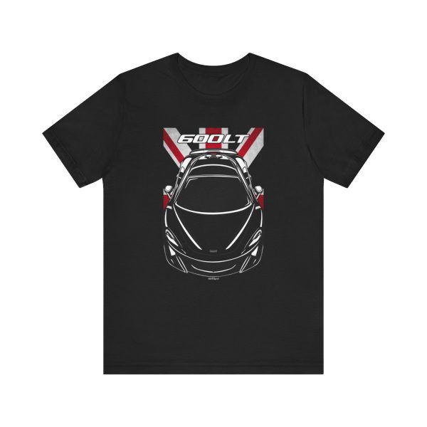 McLaren 600LT T-shirt - UK Flag Shirt by Auto Art Apparel