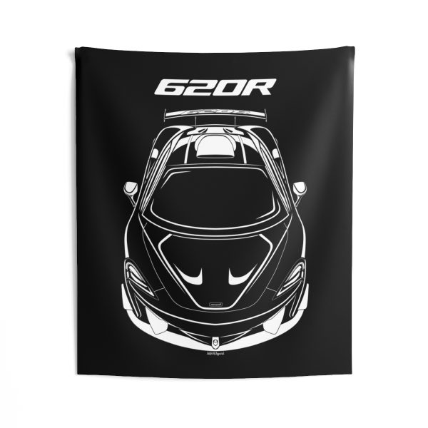 McLaren 620R Tapestry 50 x 60 inch by Auto Art Apparel