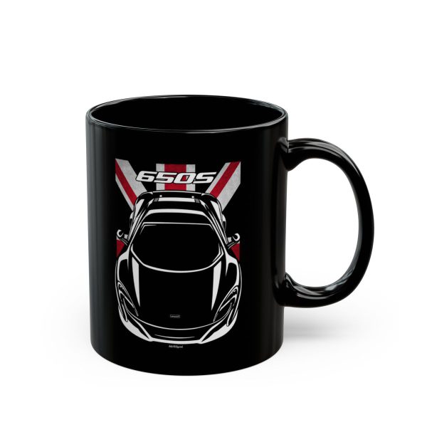 McLaren 650S Mug - UK Flag Coffee Mug 11 oz by Auto Art Apparel