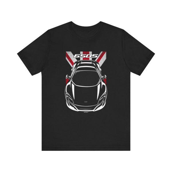 McLaren 650S T-shirt - UK Flag Shirt by Auto Art Apparel