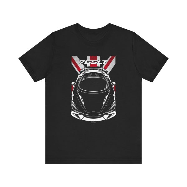 McLaren 765LT T-shirt - UK Flag Shirt by Auto Art Apparel