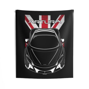 McLaren Artura Tapestry - UK Flag Wall Art 50 x 60 inch by Auto Art Apparel