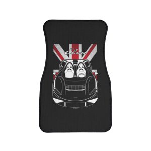 Mclaren Elva Car Mat - UK Flag Floor Mats Front Carpet Floor Mats by Auto Art Apparel
