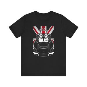 Mclaren Elva T-shirt - UK Flag Shirt by Auto Art Apparel