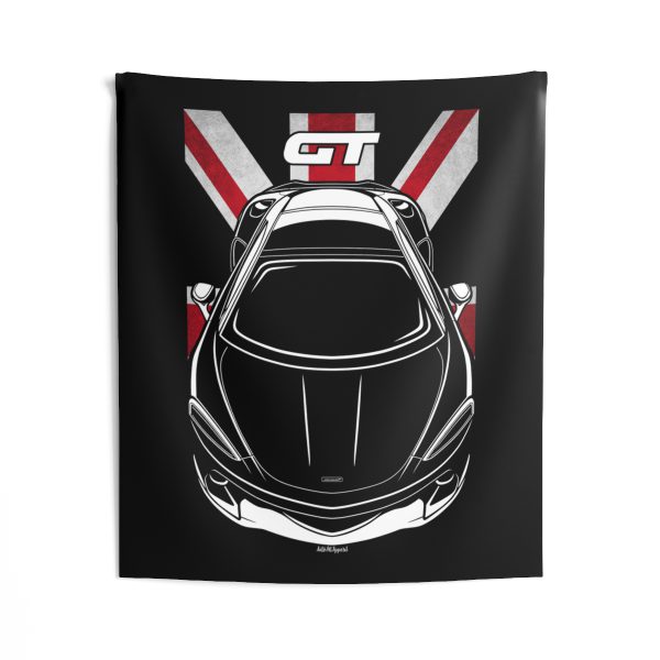 McLaren GT Tapestry - UK Flag Wall Art 50 x 60 inch by Auto Art Apparel