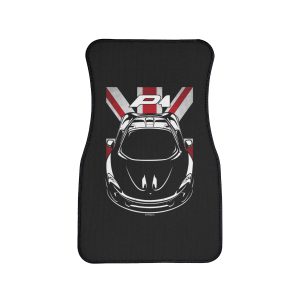 McLaren P1 Car Mat - UK Flag Floor Mats Front Carpet Floor Mats by Auto Art Apparel