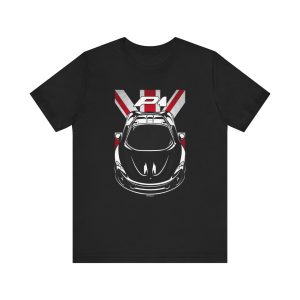 McLaren P1 T-shirt - UK Flag Shirt by Auto Art Apparel