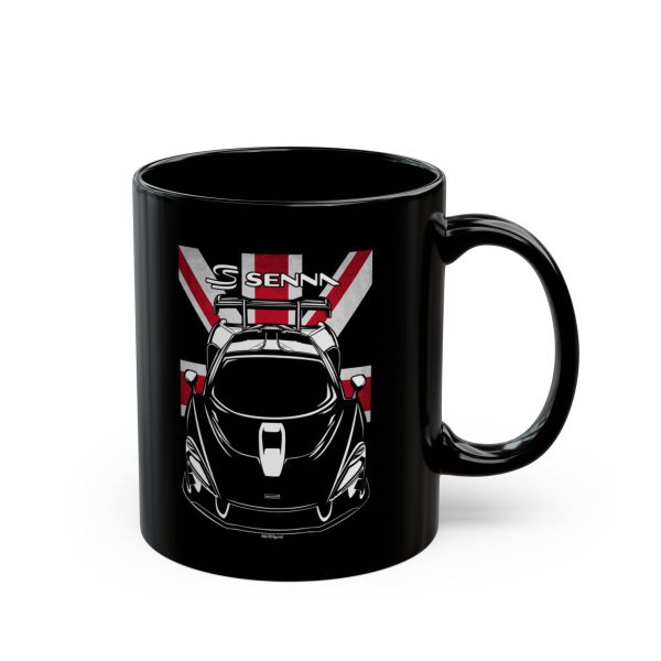 McLaren Senna Mug - UK Flag Coffee Mug 11 oz by Auto Art Apparel