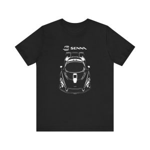 McLaren Senna T-shirt Black by Auto Art Apparel