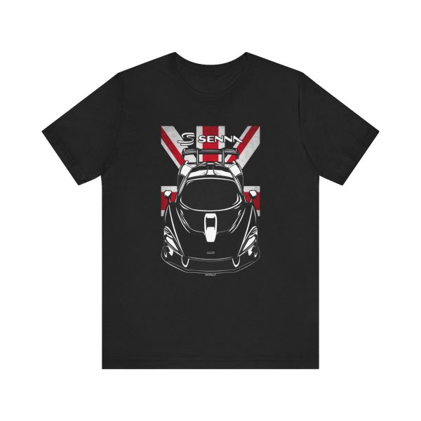 McLaren Senna T-shirt - UK Flag Shirt by Auto Art Apparel