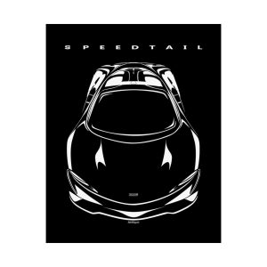 McLaren Speedtail Poster 16 x 20 inch by Auto Art Apparel