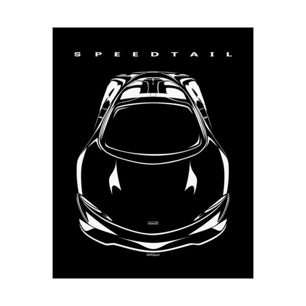 McLaren Speedtail Poster 16 x 20 inch by Auto Art Apparel