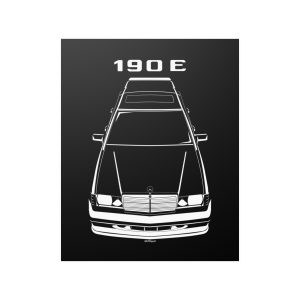 Mercedes 190E Evolution 2 Poster 16 x 20 inch by Auto Art Apparel