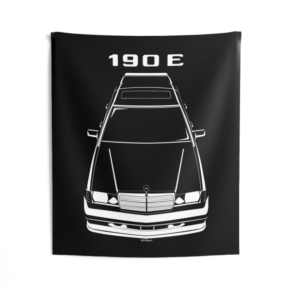 Mercedes 190E Evolution 2 Tapestry 50 x 60 inch by Auto Art Apparel