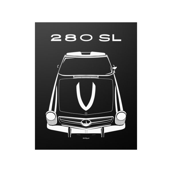 Mercedes 280 SL 1967-1971 Poster 16 x 20 inch by Auto Art Apparel