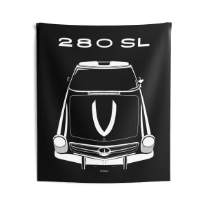 Mercedes 280 SL 1967-1971 Tapestry 50 x 60 inch by Auto Art Apparel