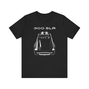 Mercedes 300 SLR T-shirt Black by Auto Art Apparel