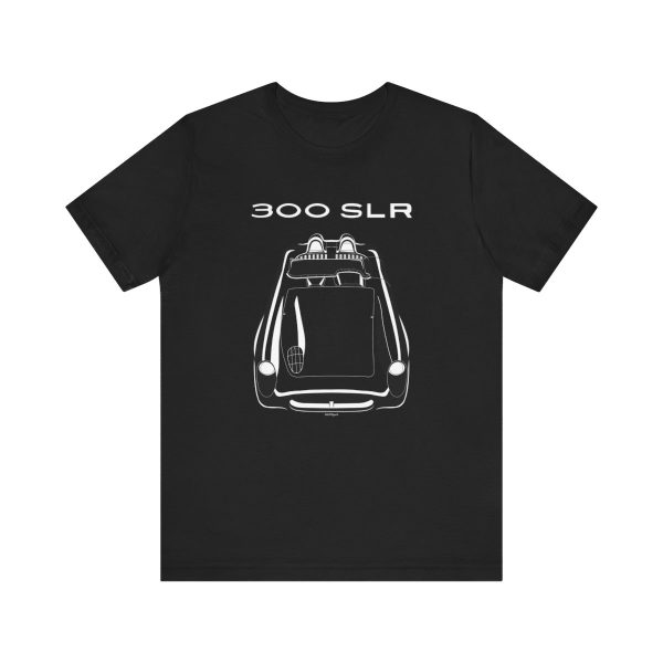 Mercedes 300 SLR T-shirt Black by Auto Art Apparel