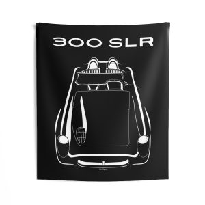 Mercedes 300 SLR Tapestry 50 x 60 inch by Auto Art Apparel