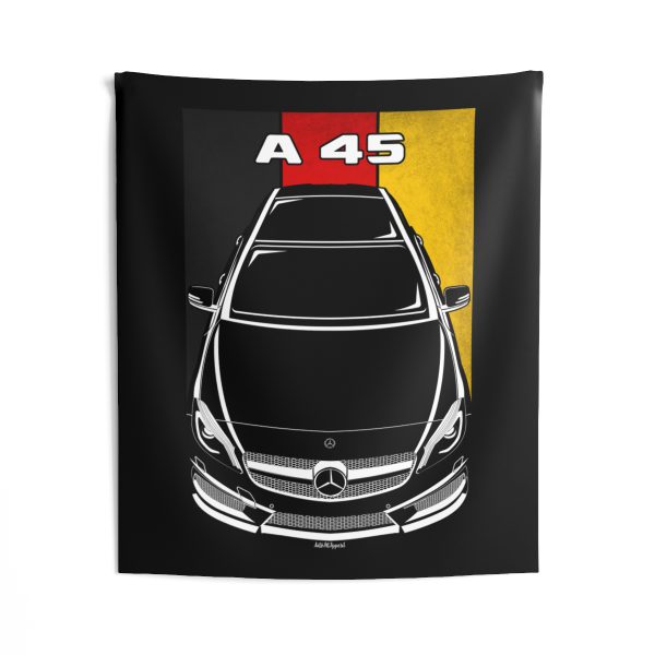 Mercedes A45 AMG 2013-2015 Tapestry - Germany Flag Wall Art 50 x 60 inch by Auto Art Apparel