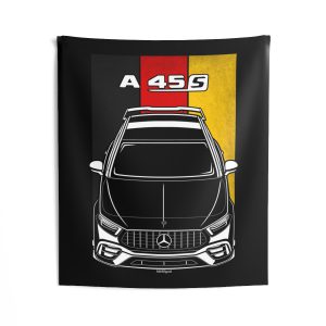 Mercedes A45 S AMG 2020-2022 Tapestry - Germany Flag Wall Art 50 x 60 inch by Auto Art Apparel