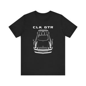 Mercedes AMG CLK GTR T-shirt Black by Auto Art Apparel