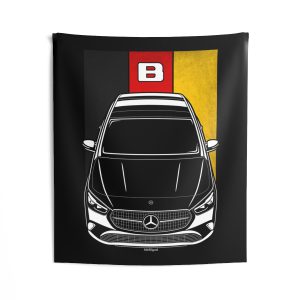 Mercedes B Class 2023-2024 Tapestry - Germany Flag Wall Art 50 x 60 inch by Auto Art Apparel