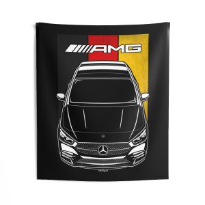 Mercedes B Class AMG 2023-2024 Tapestry - Germany Flag Wall Art 50 x 60 inch by Auto Art Apparel
