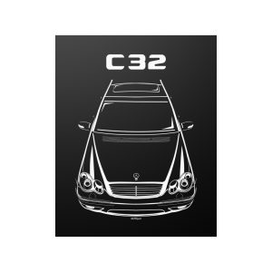 Mercedes C32 AMG 2001-2004 Poster 16 x 20 inch by Auto Art Apparel