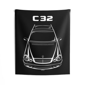 Mercedes C32 AMG 2001-2004 Tapestry 50 x 60 inch by Auto Art Apparel