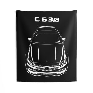Mercedes C63 S AMG 2016-2018 Tapestry 50 x 60 inch by Auto Art Apparel