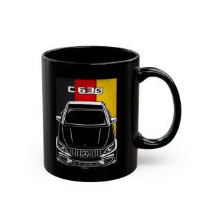 Mercedes C63 S AMG 2019-2021 Mug - Germany Flag Coffee Mug 11 oz by Auto Art Apparel