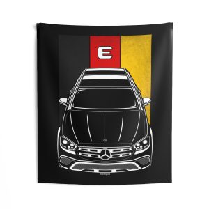 Mercedes E Class All Terrain 2021-2023 Tapestry - Germany Flag Wall Art 50 x 60 inch by Auto Art Apparel