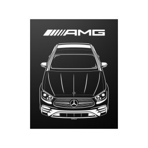 Mercedes E Class AMG 2021-2023 Poster 16 x 20 inch by Auto Art Apparel