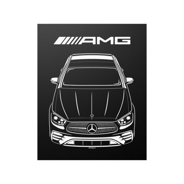 Mercedes E Class AMG 2021-2023 Poster 16 x 20 inch by Auto Art Apparel