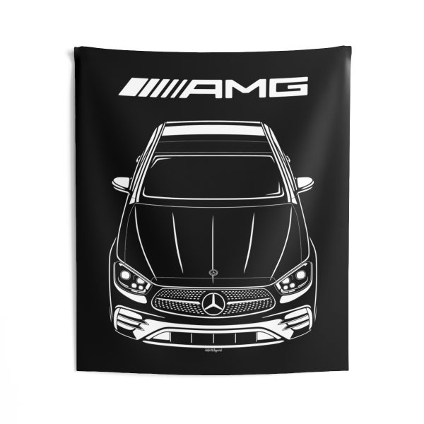 Mercedes E Class AMG 2021-2023 Tapestry 50 x 60 inch by Auto Art Apparel