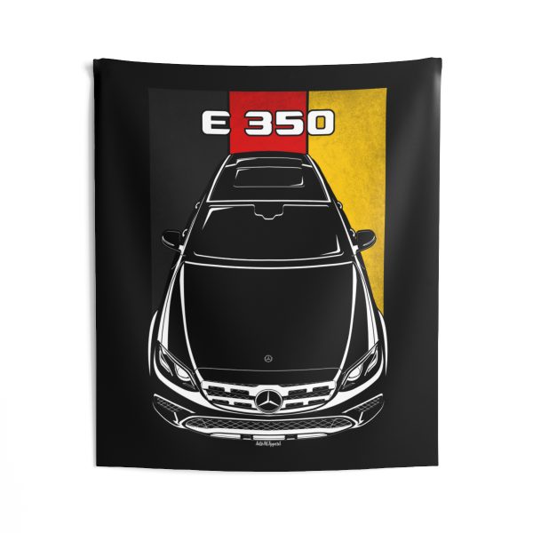 Mercedes E350D 4Matic All Terrain 2016-2018 Tapestry - Germany Flag Wall Art 50 x 60 inch by Auto Art Apparel