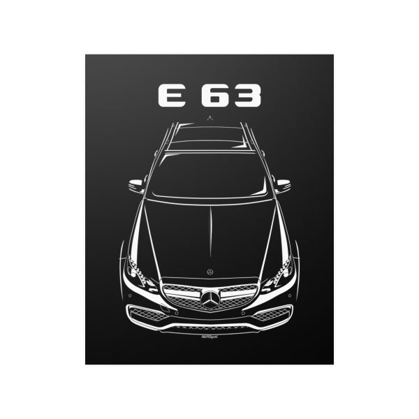 Mercedes E63 AMG 2013-2016 Poster 16 x 20 inch by Auto Art Apparel
