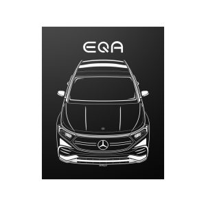 Mercedes EQA Poster 16 x 20 inch by Auto Art Apparel