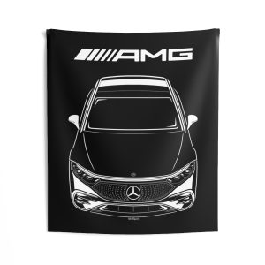 Mercedes EQS AMG Tapestry 50 x 60 inch by Auto Art Apparel