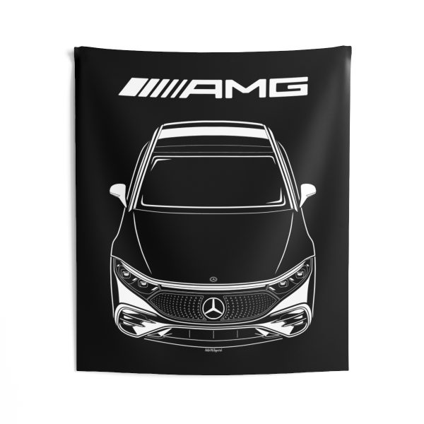Mercedes EQS AMG Tapestry 50 x 60 inch by Auto Art Apparel