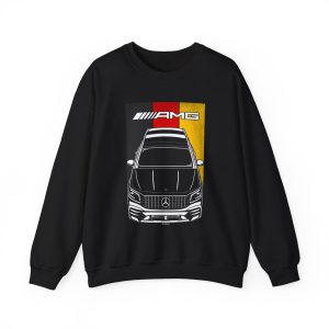 Mercedes GLB AMG 2020-2022 Sweatshirt - Germany Flag Crewneck Black by Auto Art Apparel