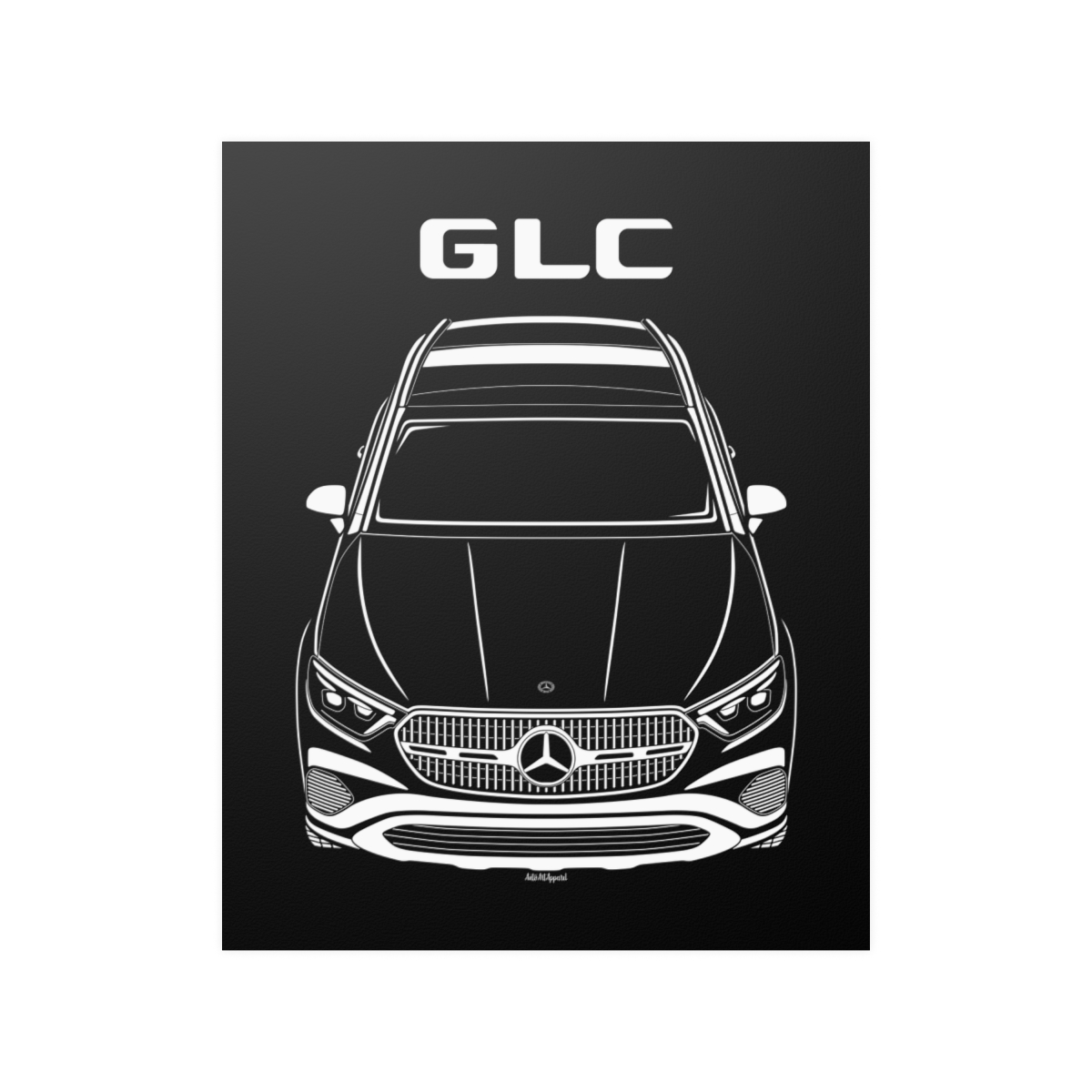 Mercedes GLC 2023-2024 Poster 16 x 20 inch by Auto Art Apparel