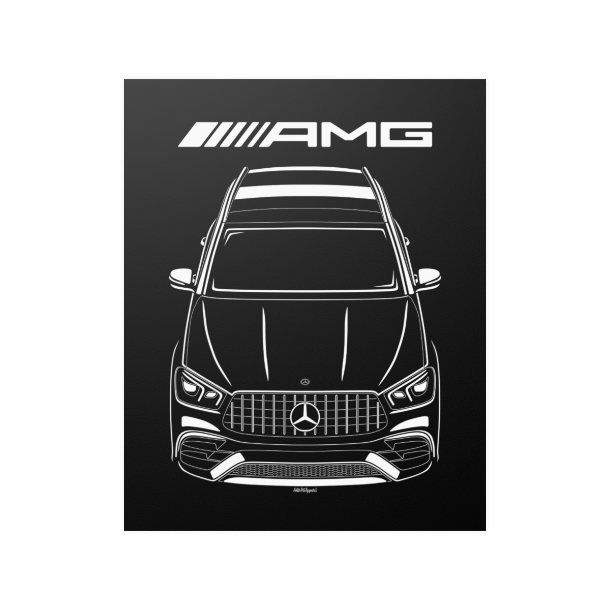 Mercedes GLE AMG 2020-2023 Poster 16 x 20 inch by Auto Art Apparel