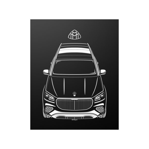 Mercedes GLS 600 Maybach 2024 Poster 16 x 20 inch by Auto Art Apparel